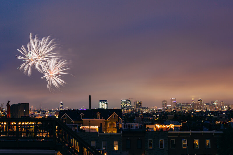 Enjoy the Fireworks at Inner Harbor