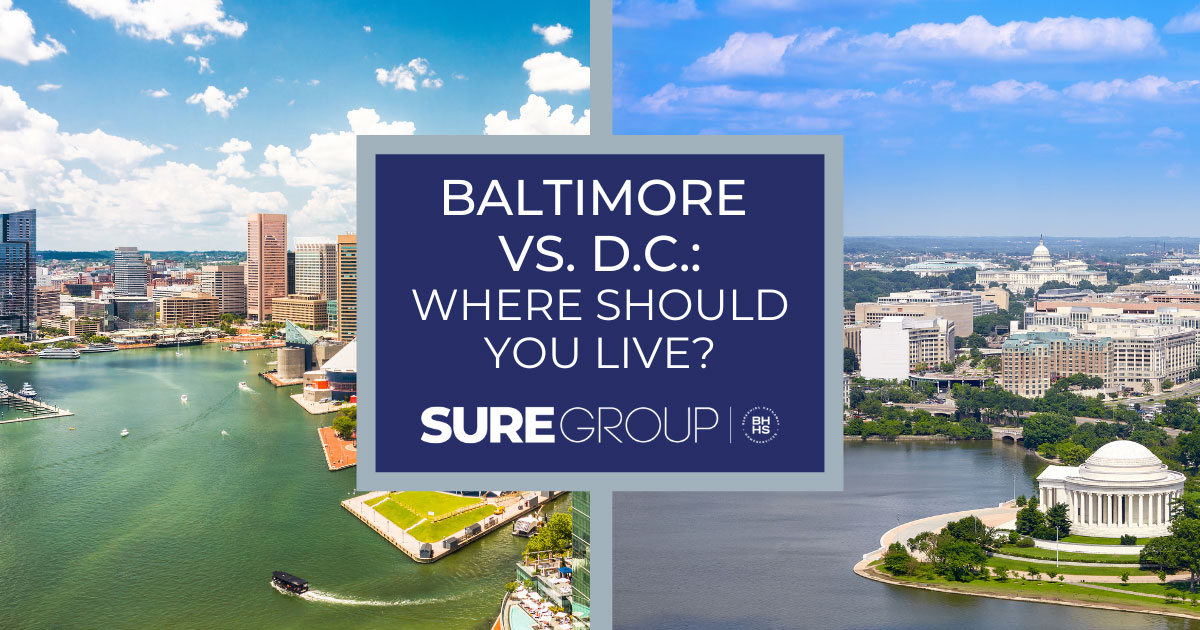 Comparing Baltimore and Washington D.C.
