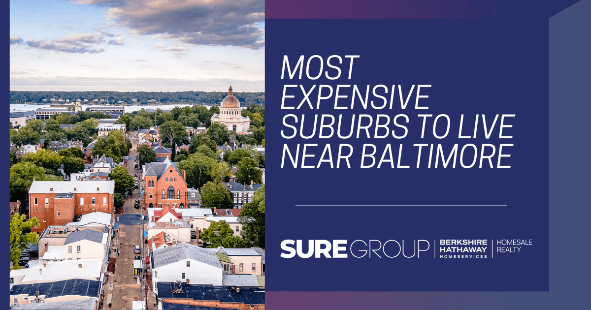 Most Expensive Places to Live Near Baltimore MD