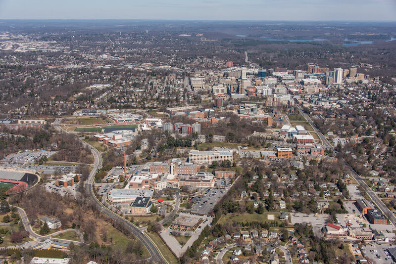 Towson is located in Baltimore County, MD