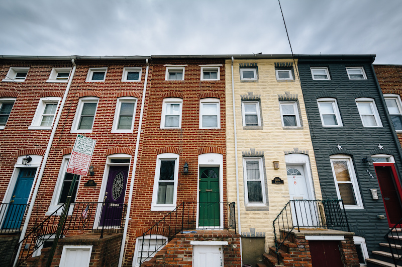 Famouse Baltimore Rowhouses