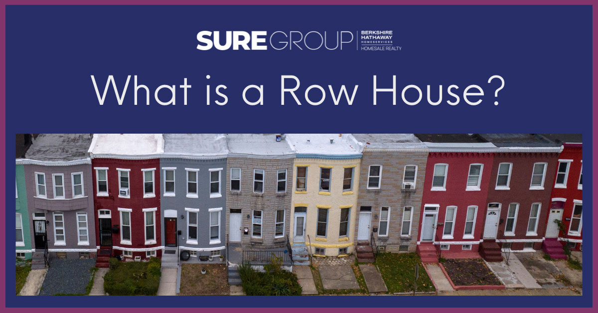 Row House Meaning + Row Home vs Townhouse